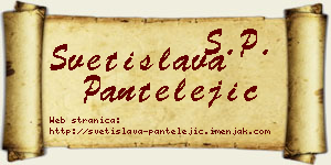 Svetislava Pantelejić vizit kartica